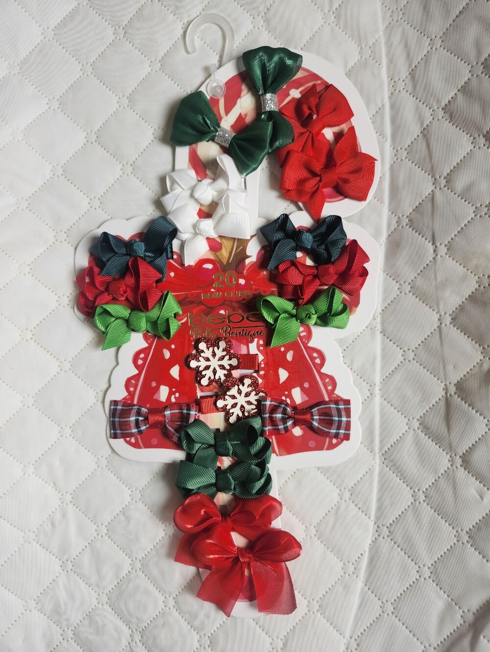 BeBe 20pcs Holiday Hair Bow Set